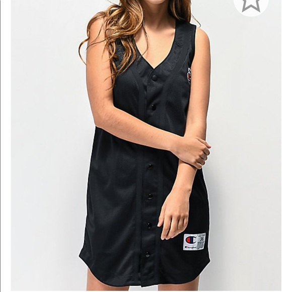 champion mesh jersey dress